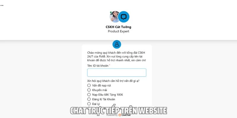 Thông tin liên hệ FB88